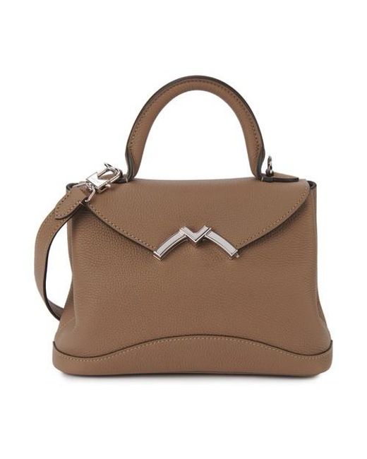 Moynat Mini Gaby Handbag in Brown | Lyst