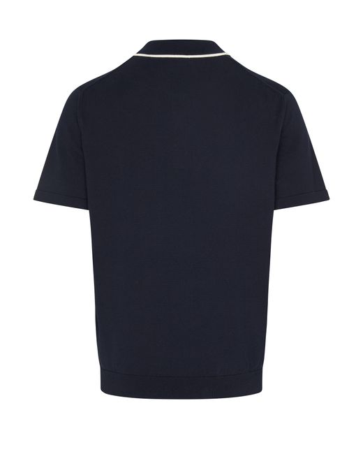 A.P.C. Blue Flynn Polo Shirt for men