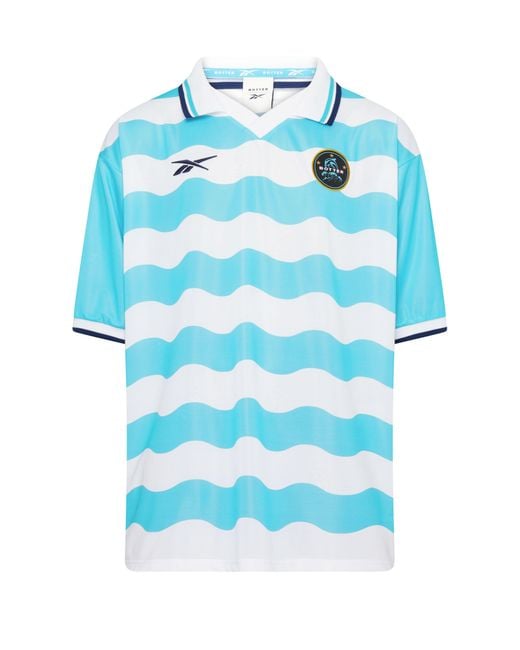 Reebok Blue Soccer Tee-Shirt Scuba for men