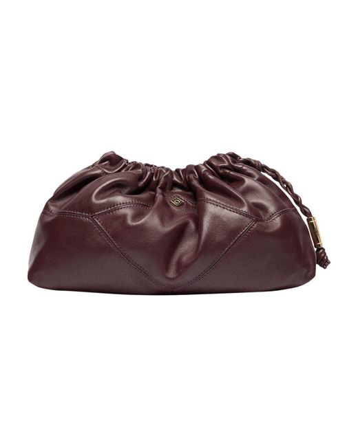 Ba&sh Red Tasche Aus Nappaleder June T