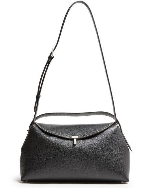 Totême  Black Schultertasche Aus Leder T-Lock