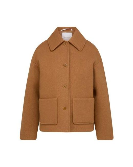 Max Mara Nolana Jacket - Leisure in Brown | Lyst UK