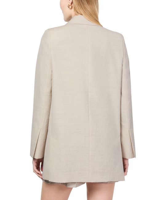 Max Mara Natural Acacia Two Buttons Wool Blazer