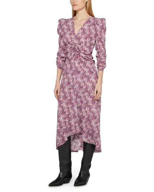 Isabel Marant Purple Albini Midi Dress