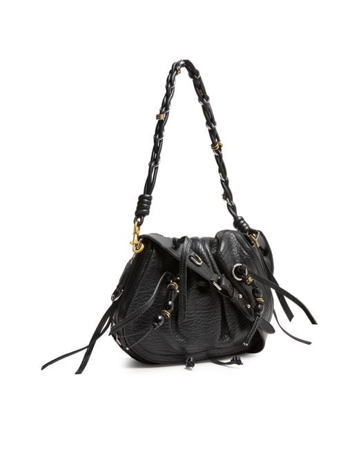 Isabel Marant Black Schultertasche Bolton