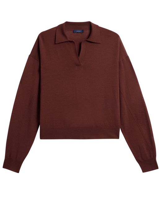 Soeur Purple Fleming Wool Sweater