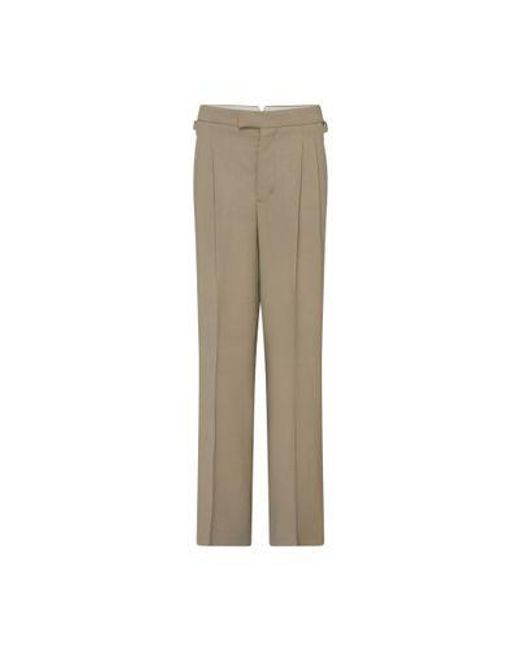AMI Natural Large Fit Trousers