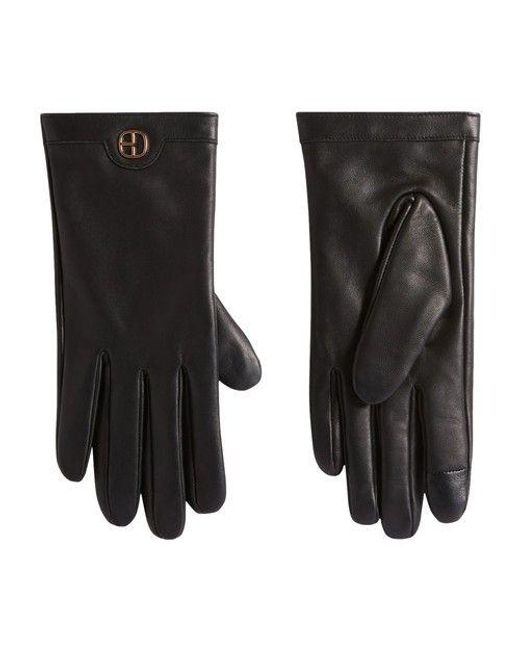 Claudie Pierlot Black Leather Gloves