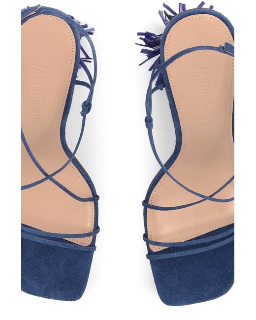 raffia sandals heels