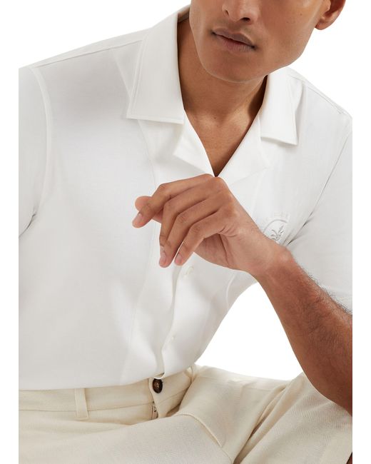 Brunello Cucinelli Hemd mit kurzen Ärmeln in White für Herren