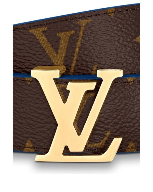 Louis Vuitton LV Initiales 30MM Reversible Belt Blue/Monogram in