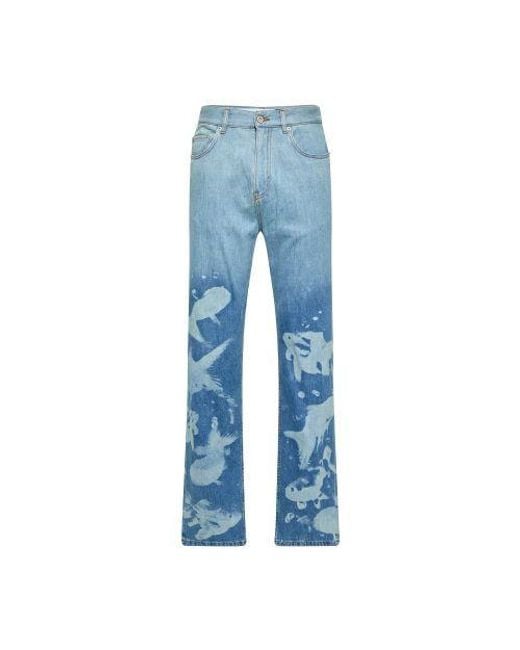 Loewe Blue Fish Jeans for men