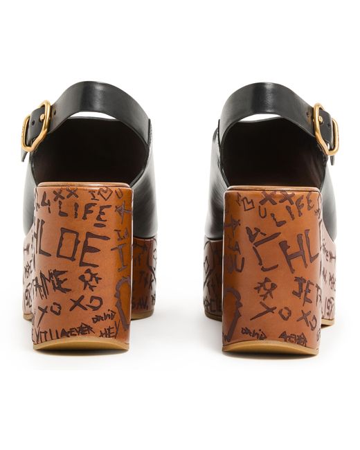 Chloé Black Maxime Sandals 80