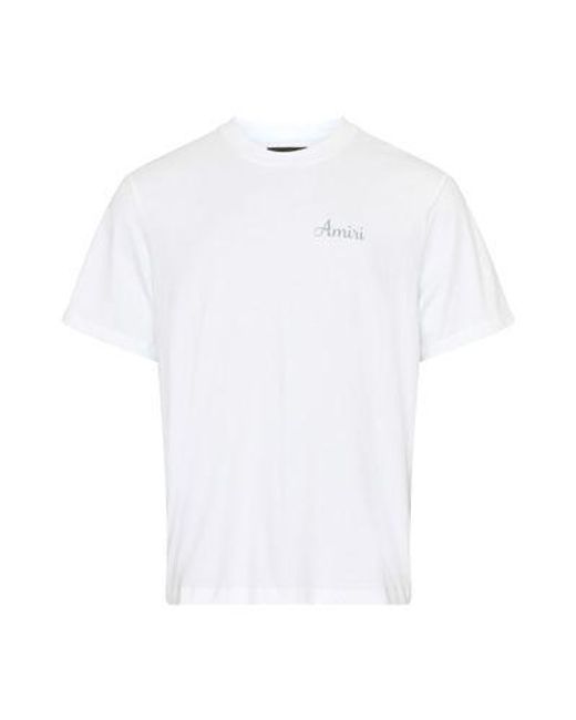 Amiri White Lanesplitters Shortsleeved T-shirt for men