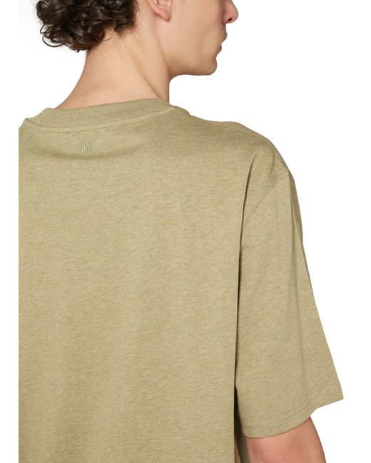 AMI Green Ami De Cœur T-Shirt for men