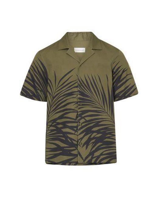 Moncler Green Short-Sleeved Shirt for men