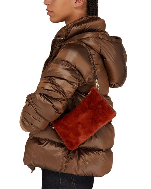 MANU Atelier Red Mini Prism Shoulder Bag