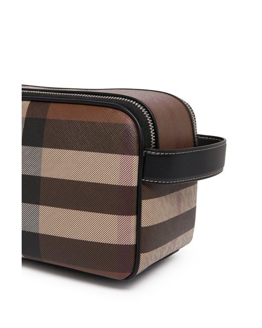 Burberry Toilet Bag With Double Zips in Black for Men Lyst