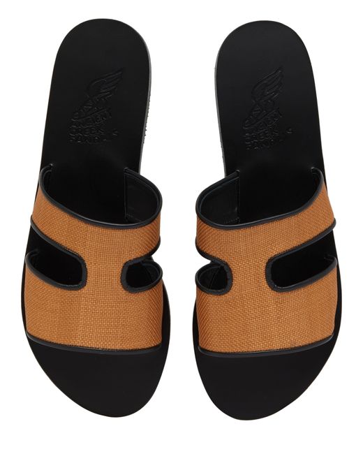 Ancient Greek Sandals Brown Apteros Sandals
