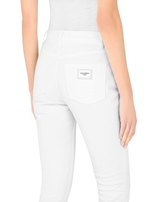 Dolce & Gabbana White Jeans Audrey