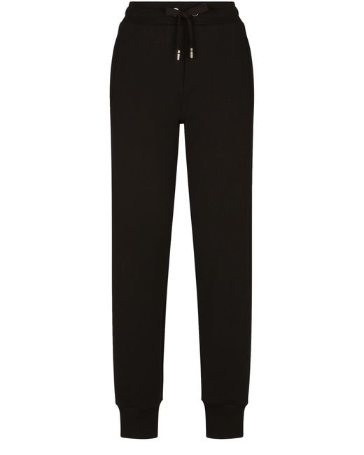 Dolce & Gabbana Black Jersey Jogging Pants