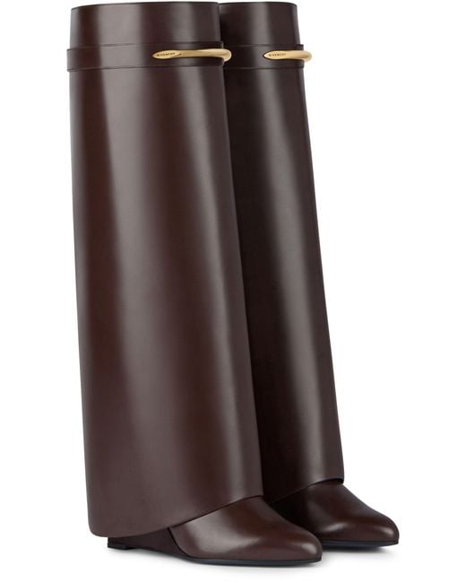 Givenchy Brown Shark Boots