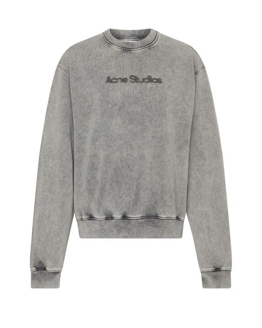 Acne Gray Logo Sweatshirt