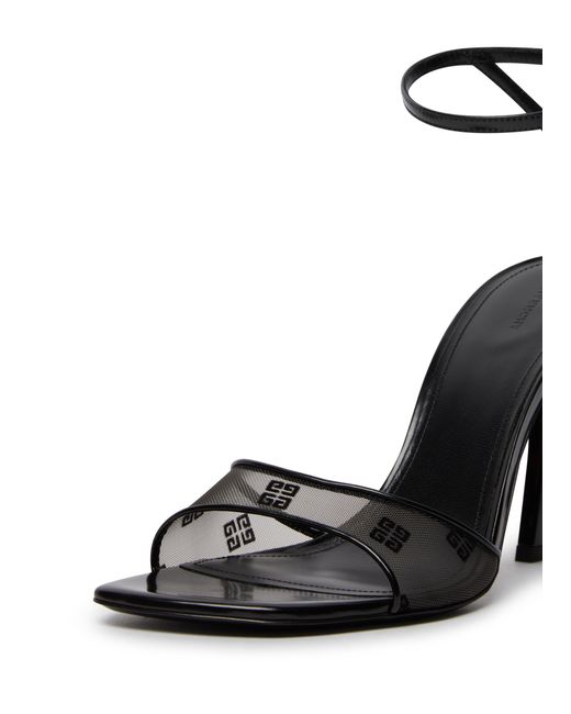 Givenchy Black Sandalen mit Absatz 4G