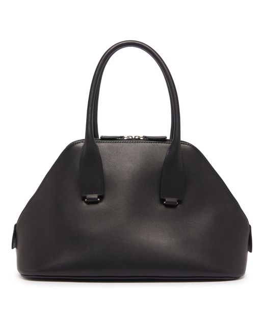 The Row Black Mittelgroße Schultertasche Devon