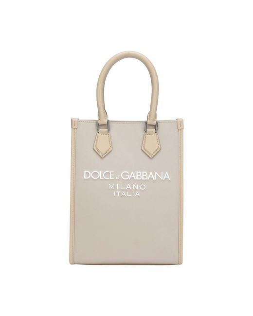 Dolce & Gabbana Natural Small Nylon Bag for men
