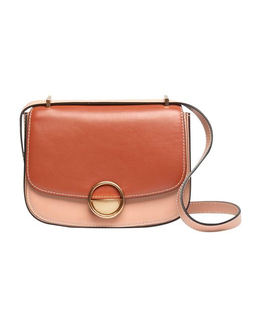 Vanessa Bruno Pink Small Romy Bag With Flap