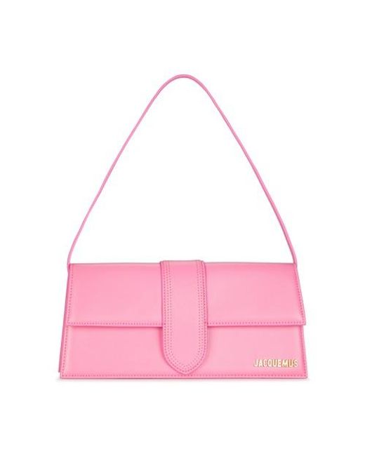 Jacquemus Leather Le Bambino Long in Pink - Lyst