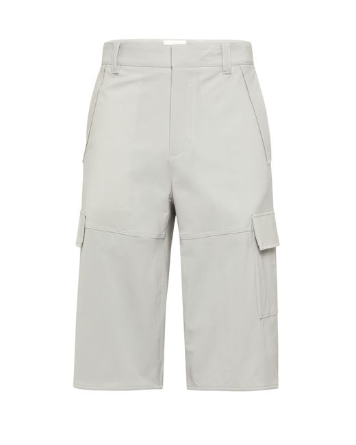 Givenchy Gray Cargo Shorts for men