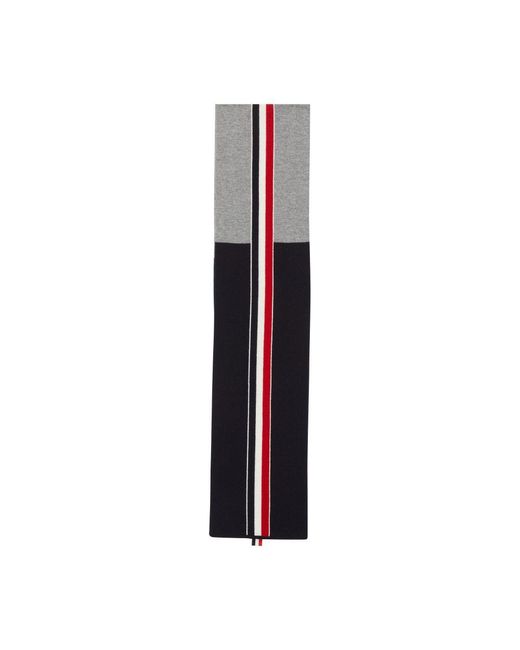 Thom Browne Multicolor Striped Scarf In Merino Wool for men