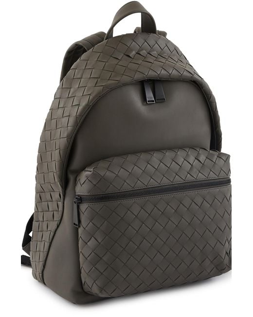 Bottega Veneta Multicolor Intrecciato Calf Leather Backpack for men