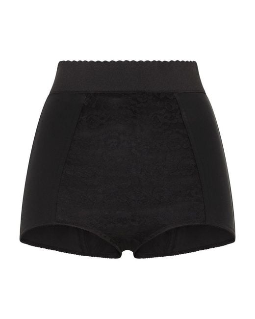 Dolce & Gabbana Black High-Waisted Shaper Panties