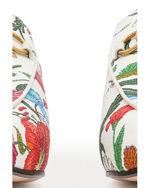 canvas gucci princetown mules