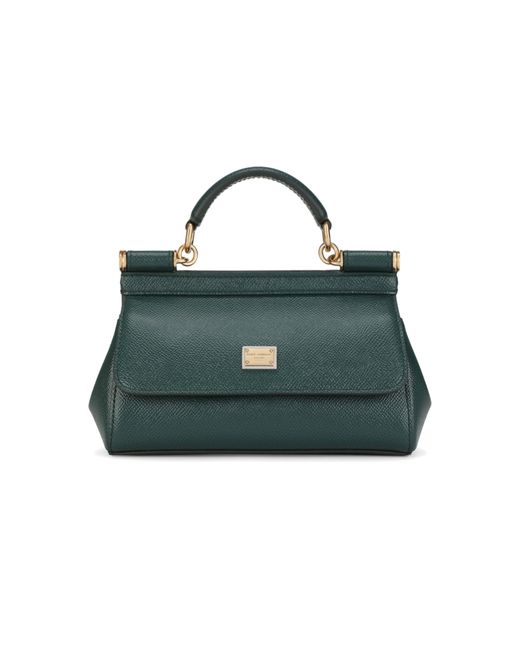 Dolce & Gabbana Green Small Sicily Handbag