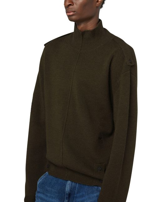 A_COLD_WALL* Green Utility Mock Neck Sweater for men