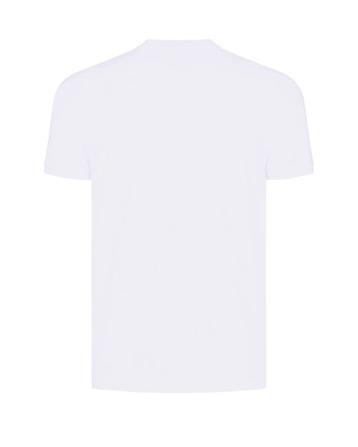 Dolce & Gabbana T-Shirt mit Rundhalsausschnitt aus Stretch-Baumwolle in White für Herren