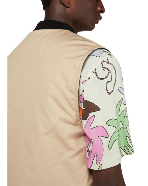 Palm Angels Natural Sartorial Tape Work Vest for men