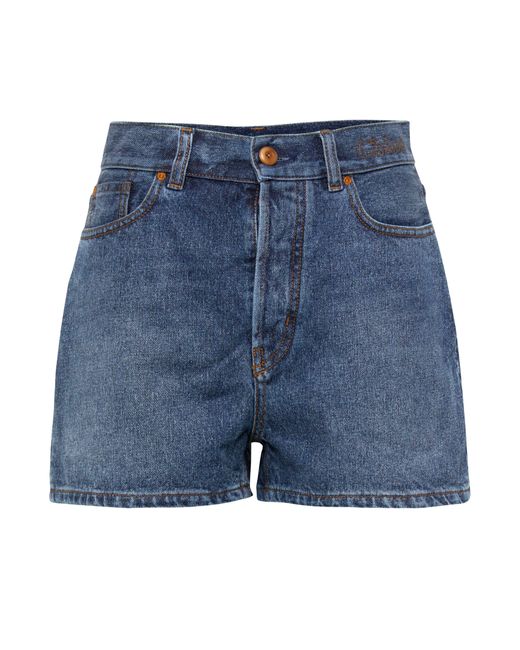 Chloé Blue Escala Mini Shorts
