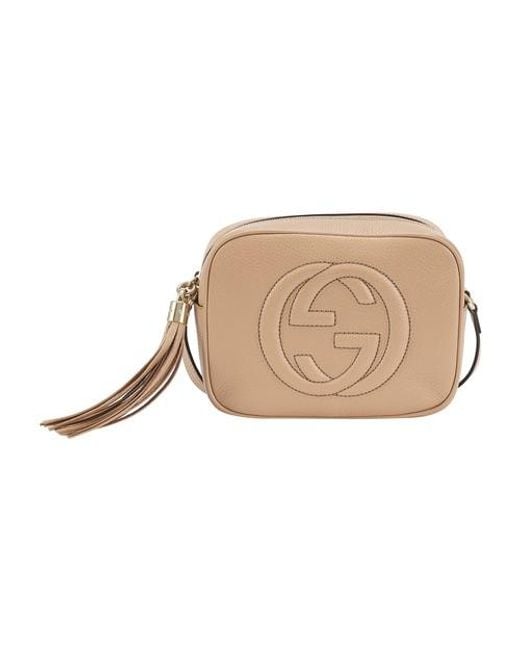 Gucci Natural Soho Leather Disco Cross-body Bag