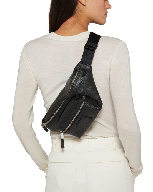 Marc Jacobs Gray The Belt Bag Leather Bag