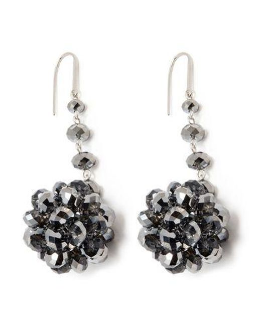 Isabel Marant Black Ohrringe Mit Anhänger
