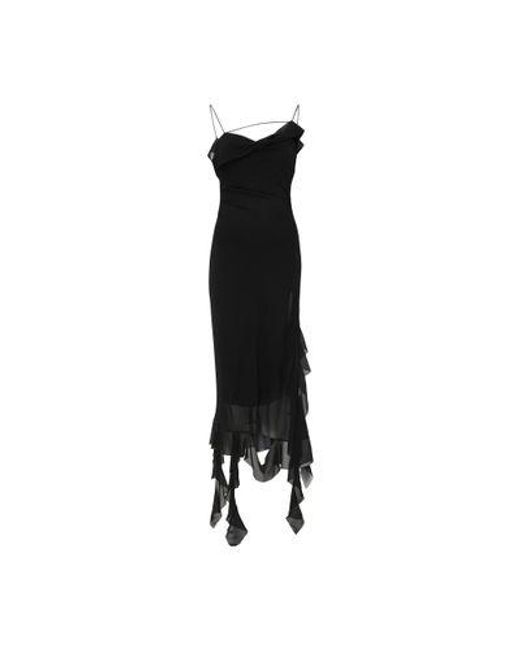 Acne Black Midi Dress