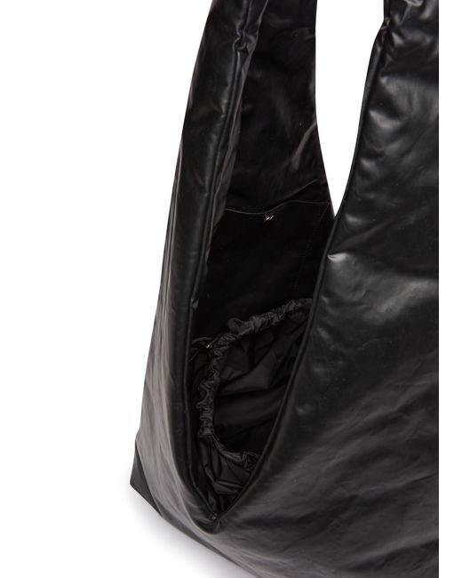 Kassl Black Anchor Crossbody Bag Medium
