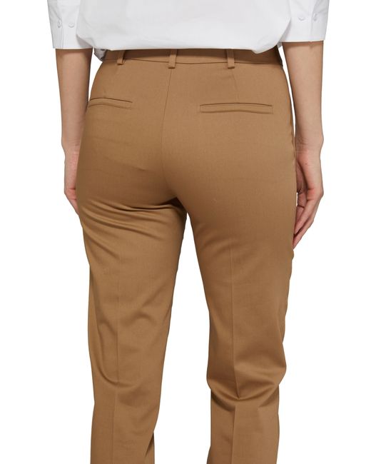 Max Mara Brown Lince Cropped Pants