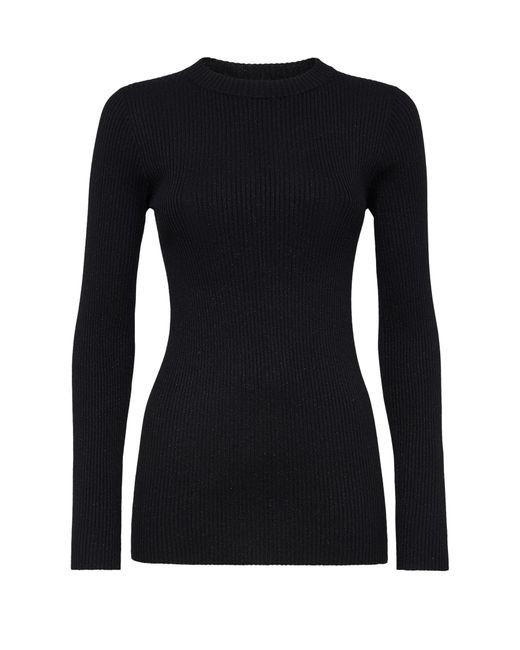 Brunello Cucinelli Black Lightweight Cashmere And Silk Sweater