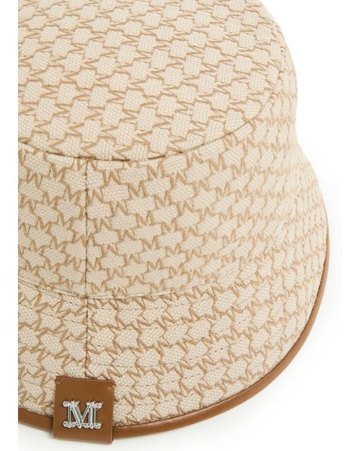 ハット Max Mara LORETTA BUCKET HAT Max Mara Loretta M Bucket Hat in Natural | Lyst
